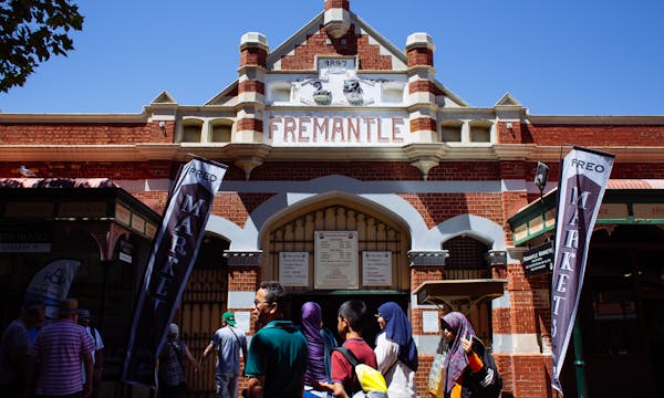 Fremantle heritage port buildings and harbour
